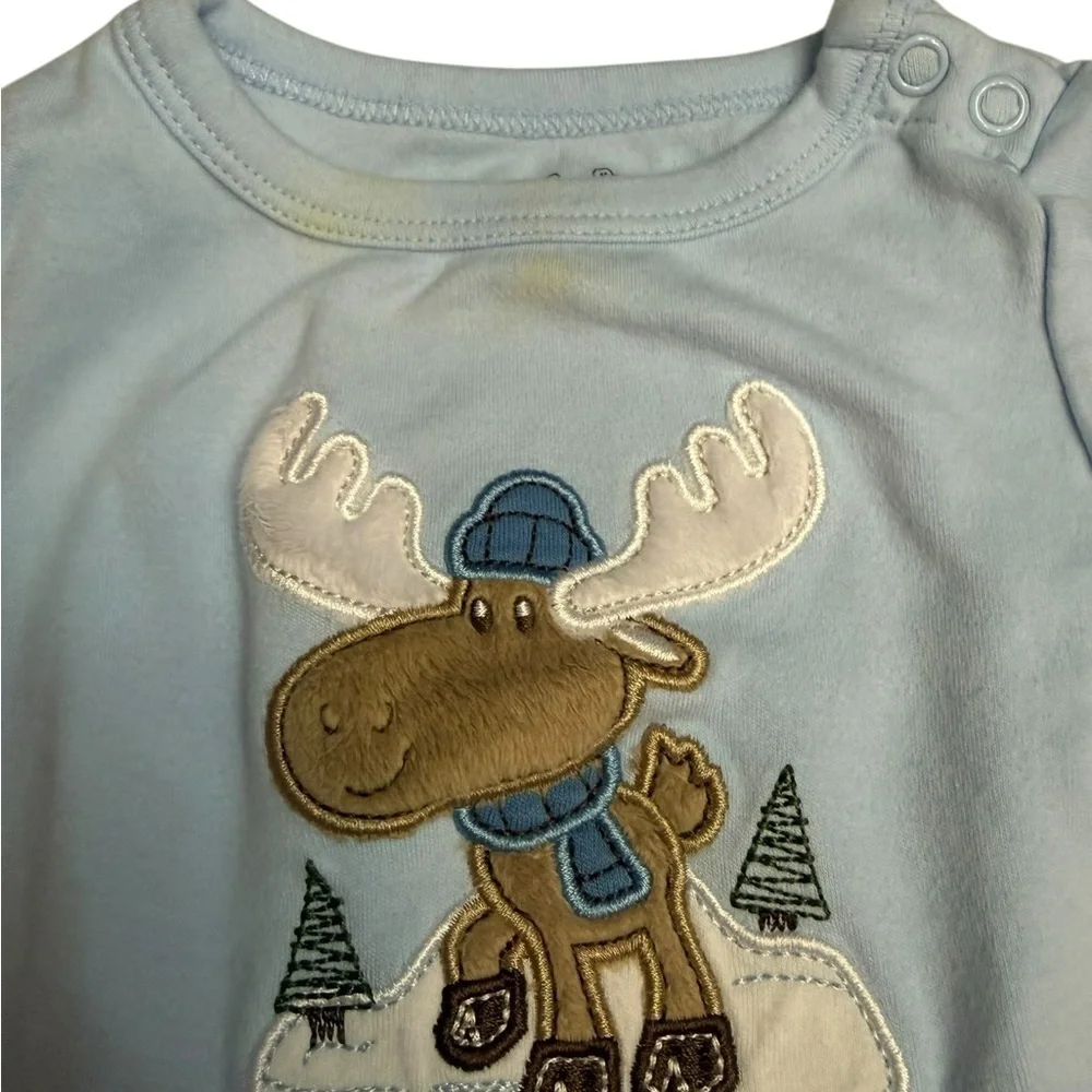 Faded Glory & Garanimals Blue and Brown Kids Bundle size 3-6 Months.